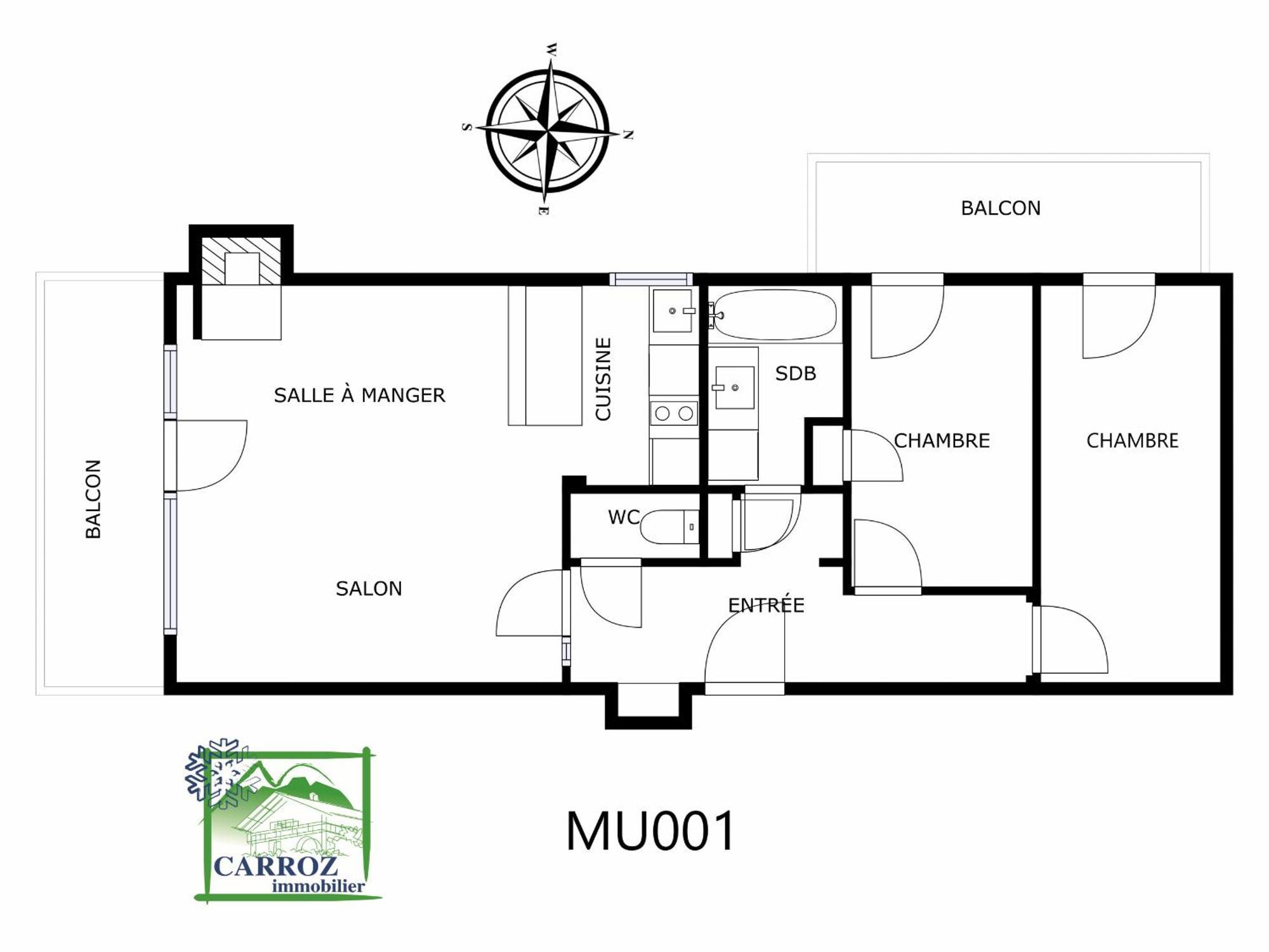 Appartement 3 Pièces 6/8 Pers proche centre Carroz  à Les Carroz d'Arâches Extérieur photo